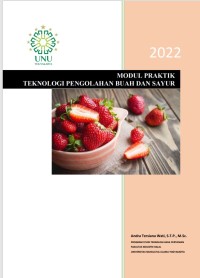 Modul Praktik Teknologi Pengolahan Buah dan Sayur