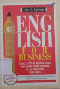 English For Business: Kosakata, Istilah, Akronim & Idiom yang Paling Sering digunakan dalam Dunia Bisnis di Era Global