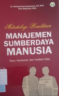 Metodologi Penelitian Manajemen Sumberdaya Manusia