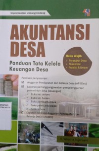 Akuntansi Desa: Panduan tata kelola keuangan desa