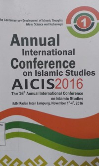 Annual International Conference on Islamic Studies AICIS 2016