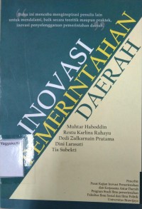 Inovasi Pemerintahan Daerah