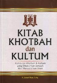 Kitab khotbah Dan Kultum