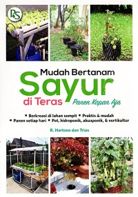 Mudah Bertanam Sayur di Teras Panen Kapan Aja