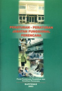 Peraturan-peraturan Jabatan Fungsional Perencana