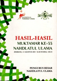 Hasil-Hasil Muktamar ke-33 Nahdlatul Ulama