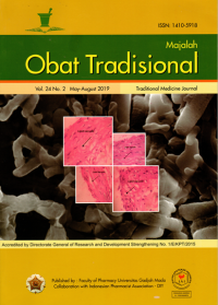 Majalah Obat Tradisional Volume 24 No. 2