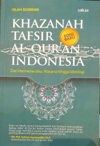 Khazanah Tafsir Al-Qur'an Indonesia