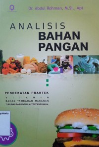 Analisis Bahan Pangan