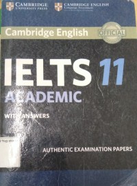 Cambridge English: IELTS 11 Academic with answers