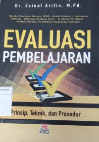 Evaluasi Pembelajaran: Prinsip, teknik, dan prosedur