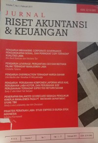 Jurnal Riset Akuntansi & Keuangan Volume 7 No 1