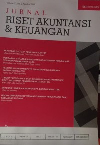 Jurnal Riset Akuntansi & Keuangan Volume 13 No 2