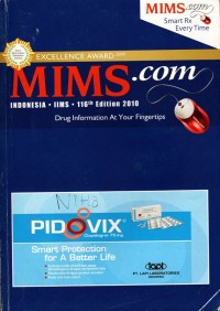 MIMS : Pidovix Clopidogrel 75 mg 116th edition 2010