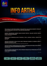 Info Artha: Jurnal informasi keuangan dan akuntansi Vol.1 No.2